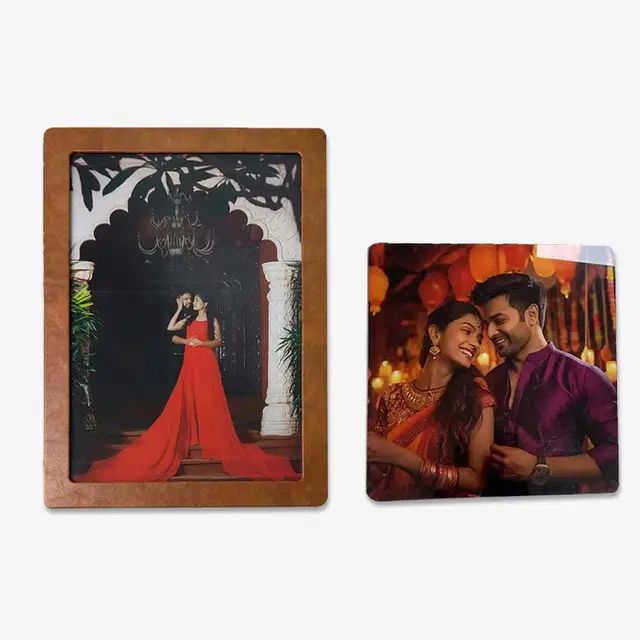 Acrylic-photo-frame Leatherette Acrylic Frame