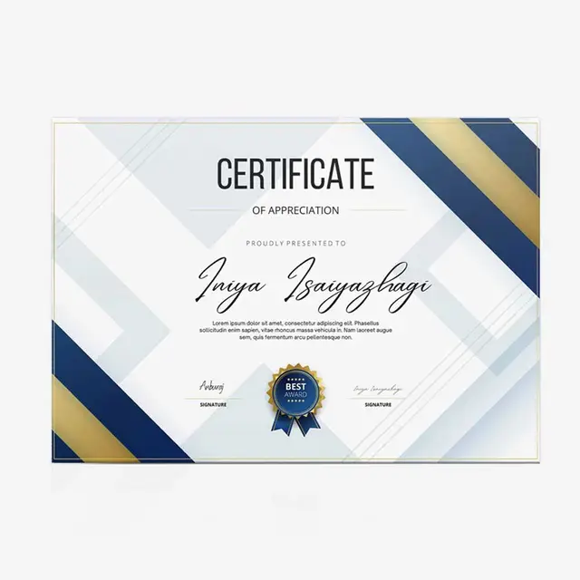 Laminated Certificates