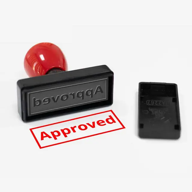 Circle Rubber Stamp