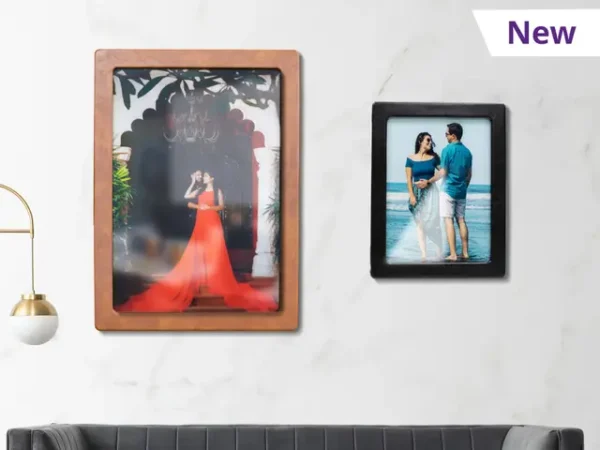 Leatherette Acrylic Frame