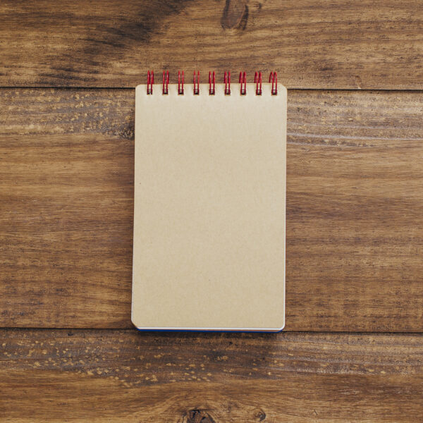 Retro Tan Case-bound Diary