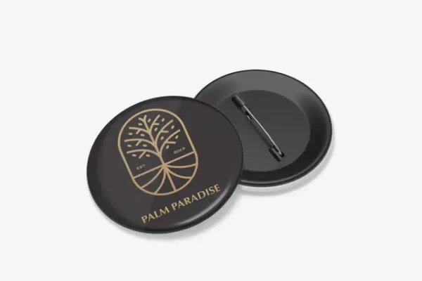 60 A 60 mm Button Badge