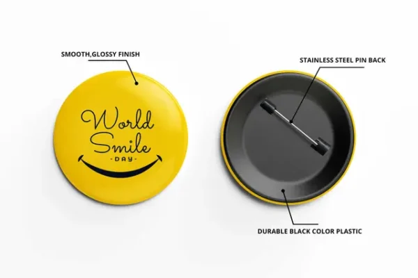 60 C 60 mm Button Badge