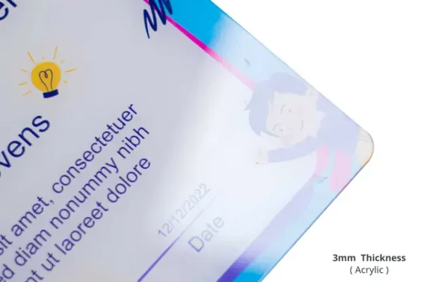 AC F Acrylic Certificates