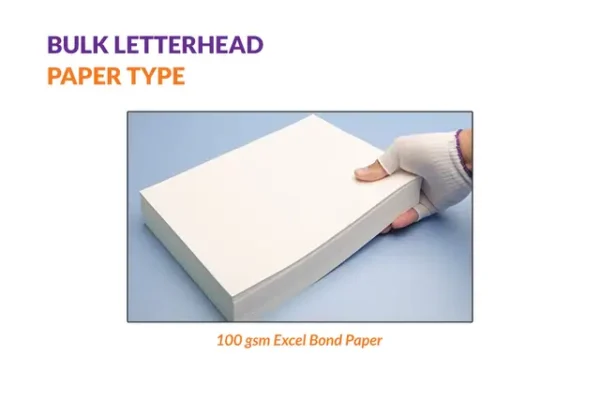 Bulk Letterheads