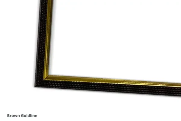 CG C A4 Brown Goldline Framed Certificates