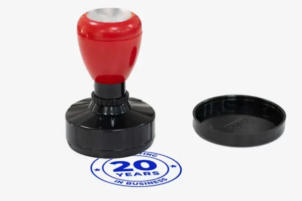 Circle Rubber Stamp