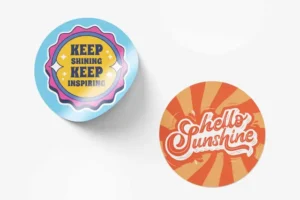 CS 1 Circle Stickers