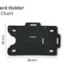 ID Card Holder (Clear or Black)