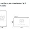 DC B Rounded Corner Business Card