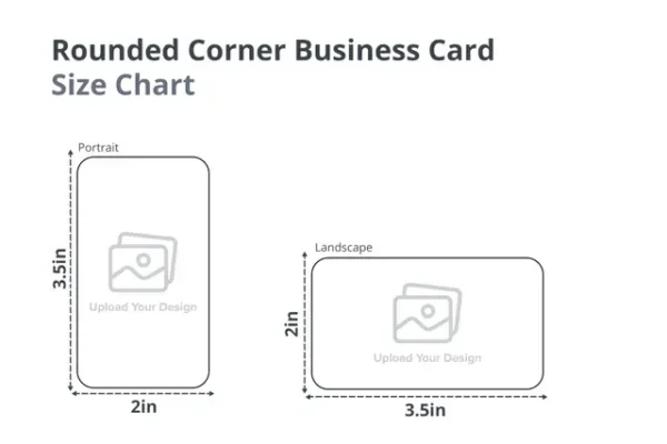 DC B Rounded Corner Business Card