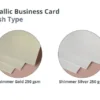 EM C Metallic Business Card