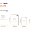 FM B Flat Menu Cards
