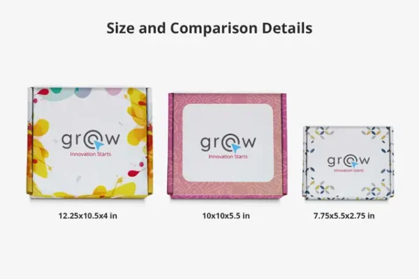 GP B Pre- Printed Gift Packaging Boxes