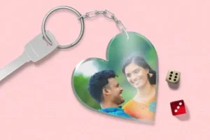 HK A Heart Keychain