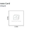 HU BB Custom Shape Business Card