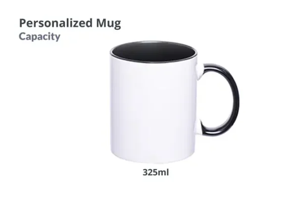 IC B Personalized Inner Coloured Mug