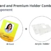 IC E ID Card and Premium Holder Combo
