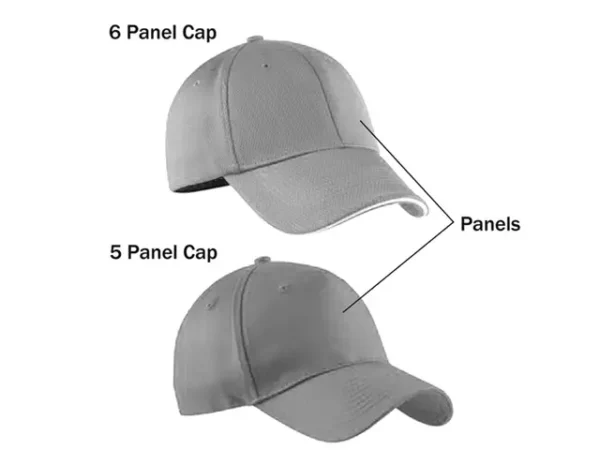LS C Embroidery Line Stitching Caps