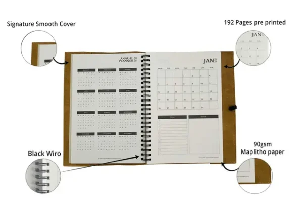 Luxe Caramel Wiro Diary