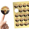 MG C Metallic Gold Paper Labels