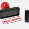 MR A Medium Rubber Stamp