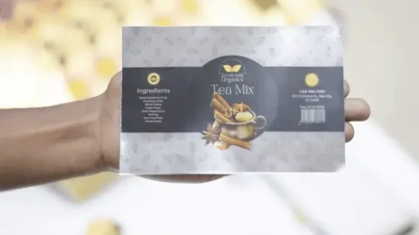 Metallic Silver Paper Labels