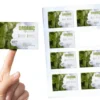 Metallic Silver Paper Labels