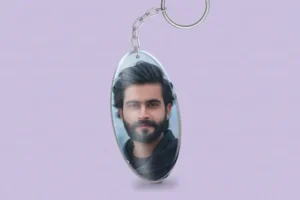OK A Oval Keychain