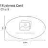 OV B Oval Business Card