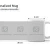 P 4 Personalized White Photo Mug