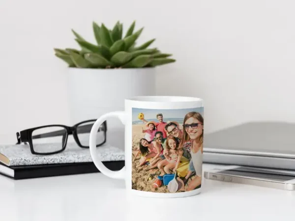P 6 Personalized White Photo Mug
