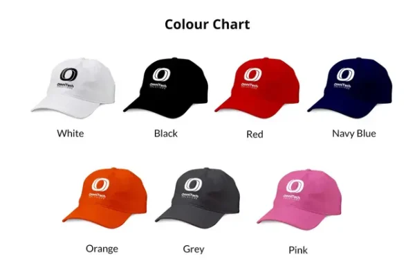 P C Printed Plain Caps