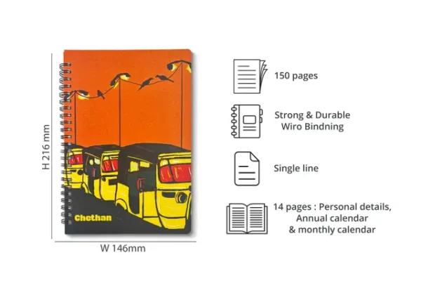 PH B Personal Hardcover Wiro Diary