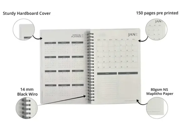 PH C Personal Hardcover Wiro Diary