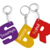 PK A Alphabet with Name Keychain