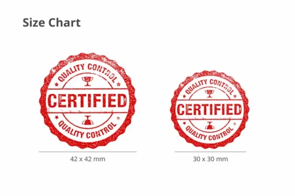 PR G Pre-Ink Rubber Stamps