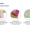 QW D Small Square Wooden Base Calendar
