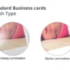 RE E Rectangle Business Card