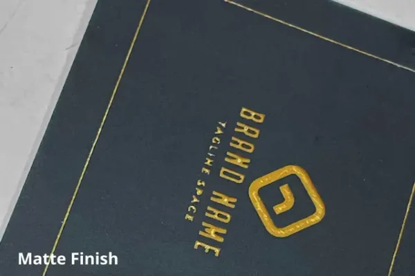 RF H Raised Foil Business Cards