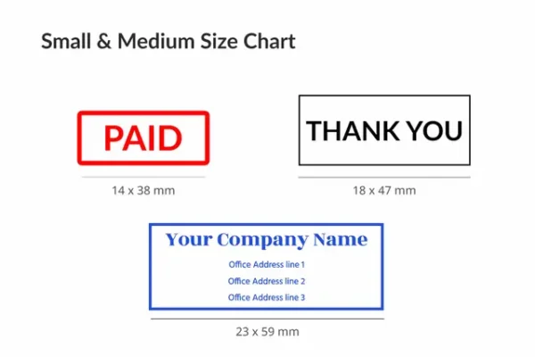 RS D Self-Ink Rubber Stamps