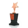 Rossette - Tall - Bronze
