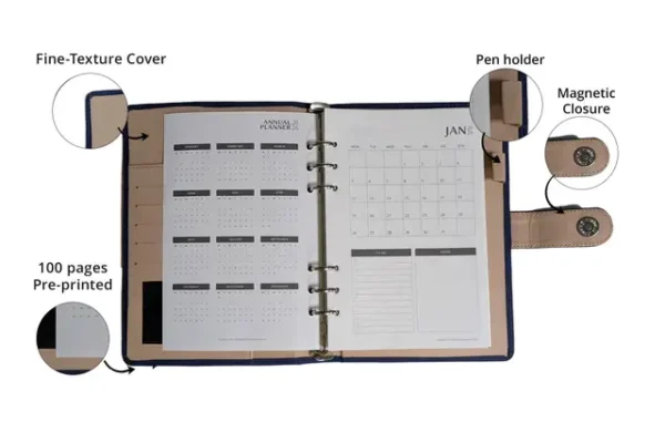 Sleek Black Organizer