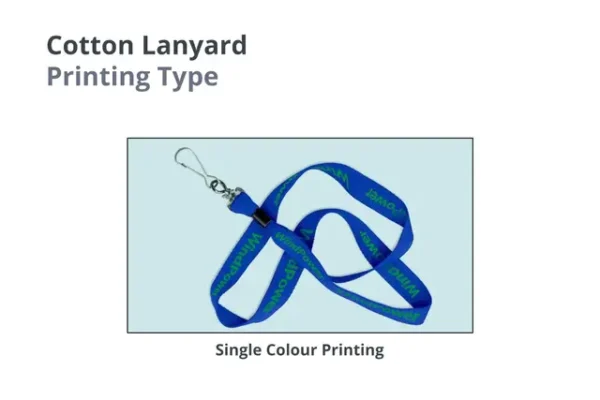 SP F Cotton Lanyards (Single color printing)