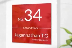 Square Name Plates