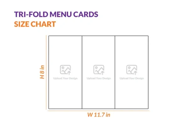 TR B Tri-fold Menu Cards