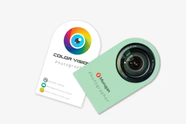 U Shape Business Card