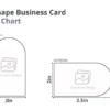 U Shape Business Card