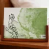 UD A U Wooden Desktop Calendar