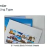 UD B U Wooden Desktop Calendar